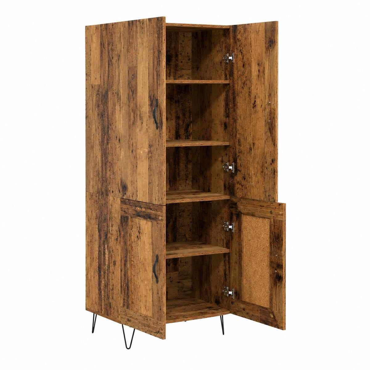 Highboard – moderner Stil, rechteckige Form, mit Stauraum, aus Holzwerkstoff, für Esszimmer