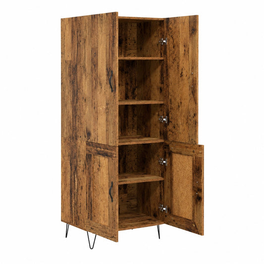 Highboard – moderner Stil, rechteckige Form, mit Stauraum, aus Holzwerkstoff, für Esszimmer